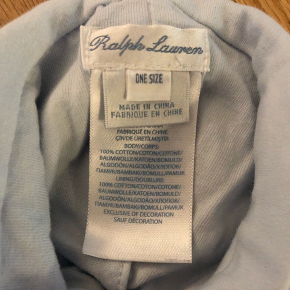 Newborn Ralph Lauren Hat - Picture 3 of 3